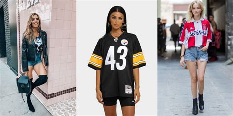 how to style football jersey.